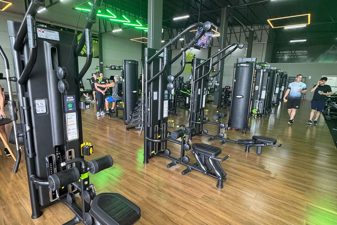 Imagem da estrutura da academia