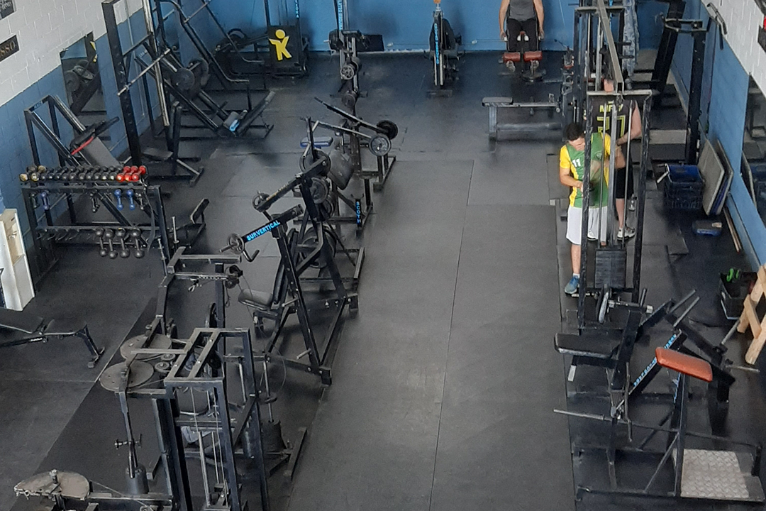 Imagem da estrutura da academia