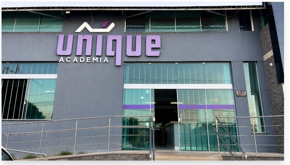 Imagem da estrutura da academia