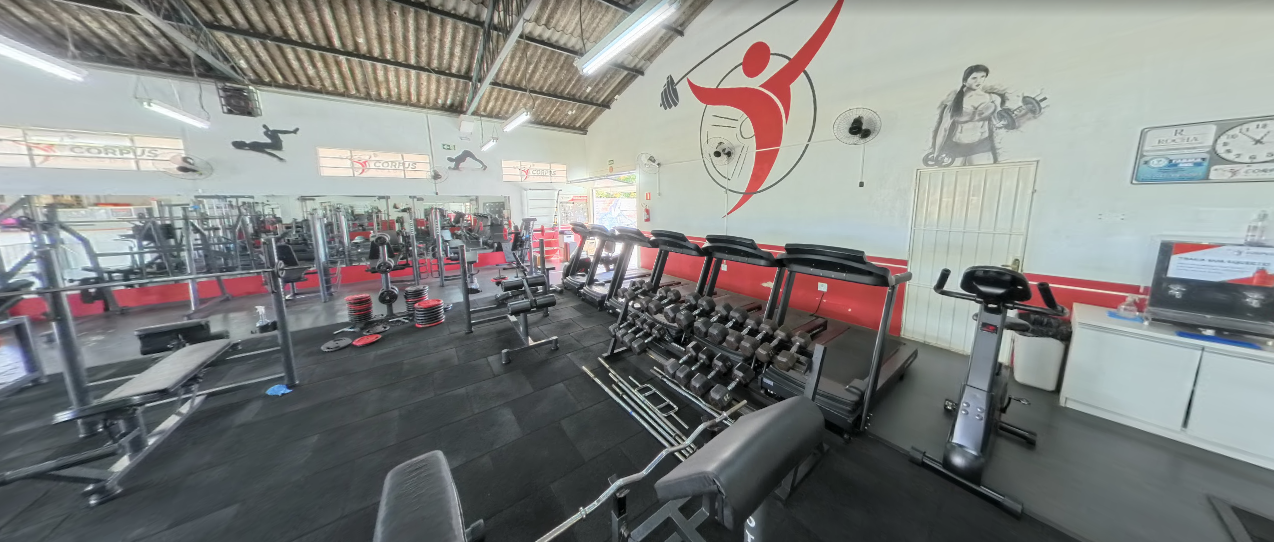 Imagem da estrutura da academia