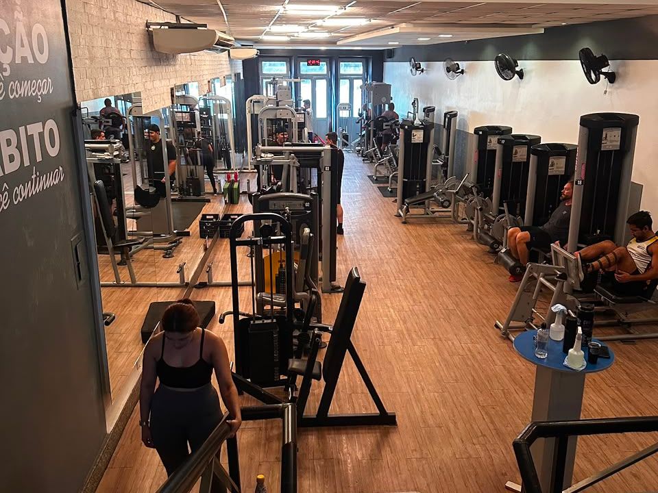 Imagem da estrutura da academia