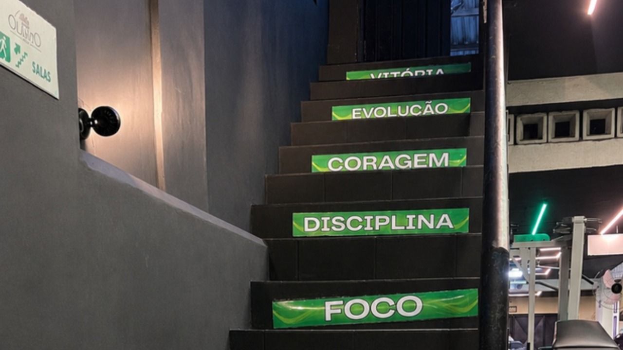 Imagem da estrutura da academia