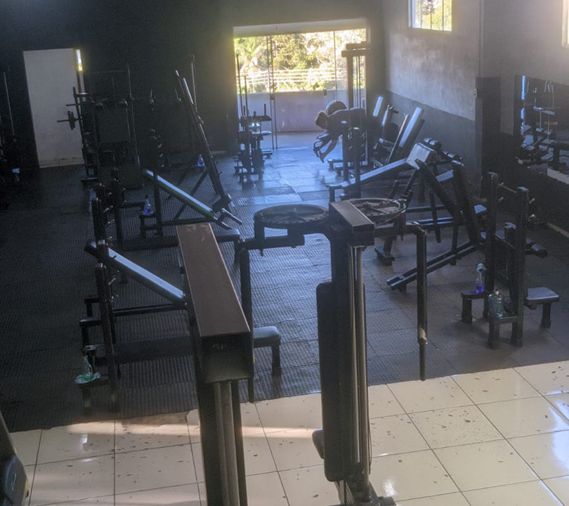Imagem da estrutura da academia