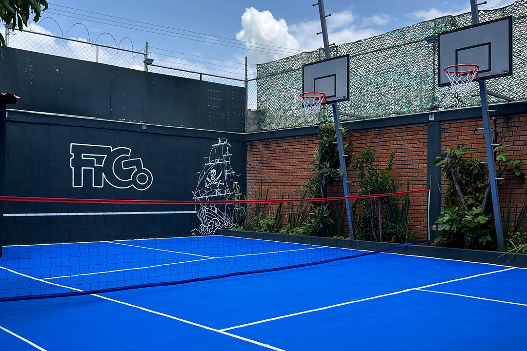 Imagem da estrutura da academia