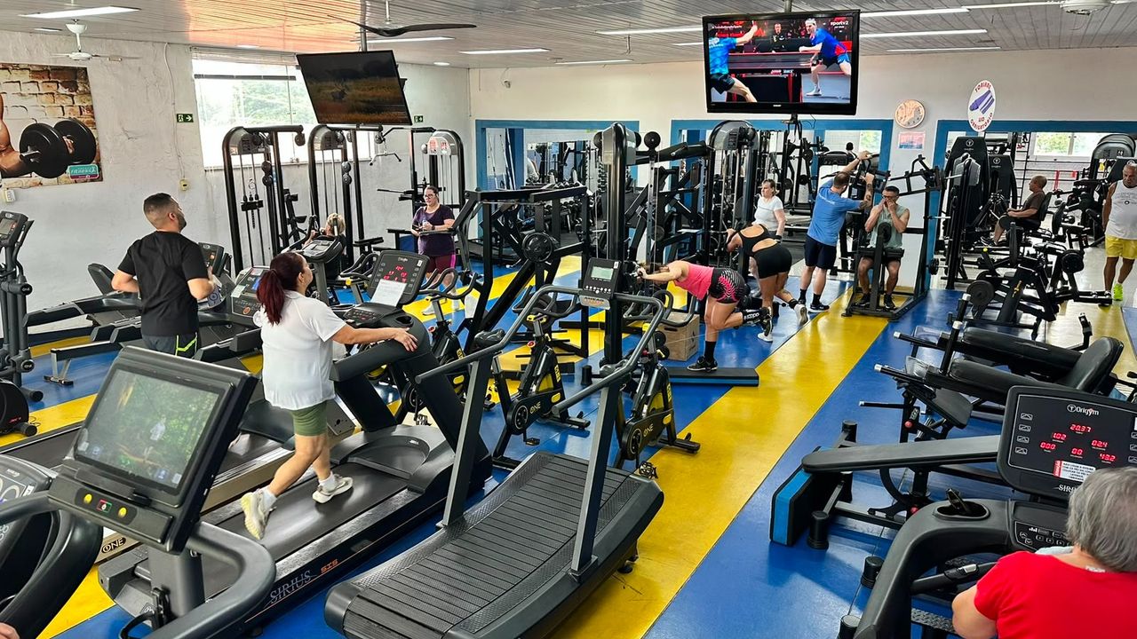 Imagem da estrutura da academia