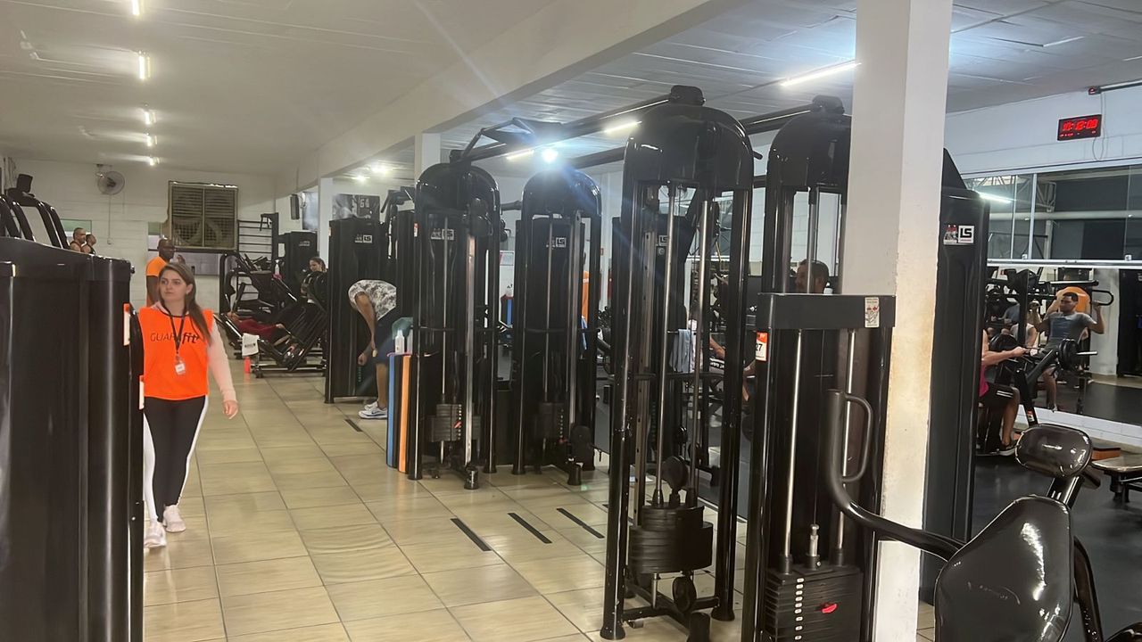 Imagem da estrutura da academia