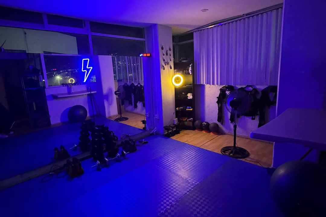 Imagem da estrutura da academia