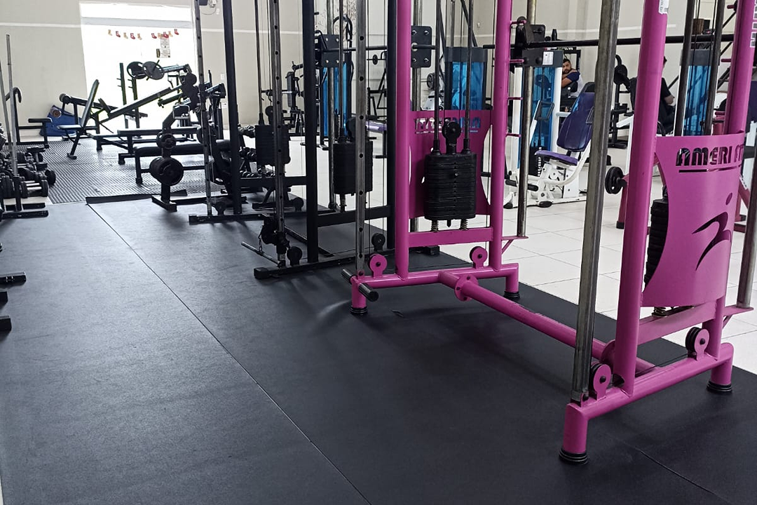 Imagem da estrutura da academia