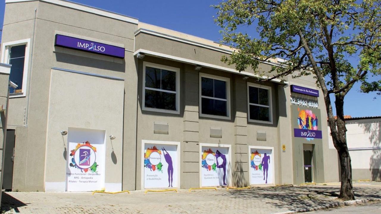 Imagem da estrutura da academia