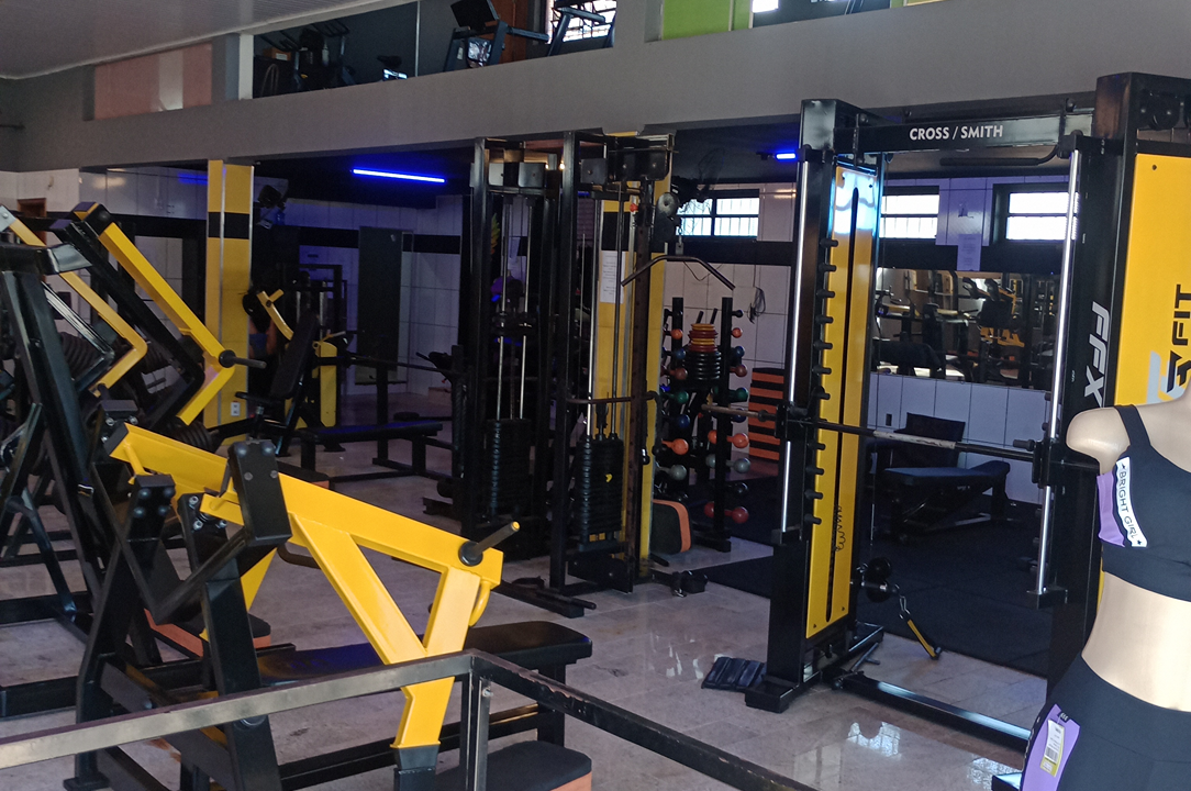 Imagem da estrutura da academia