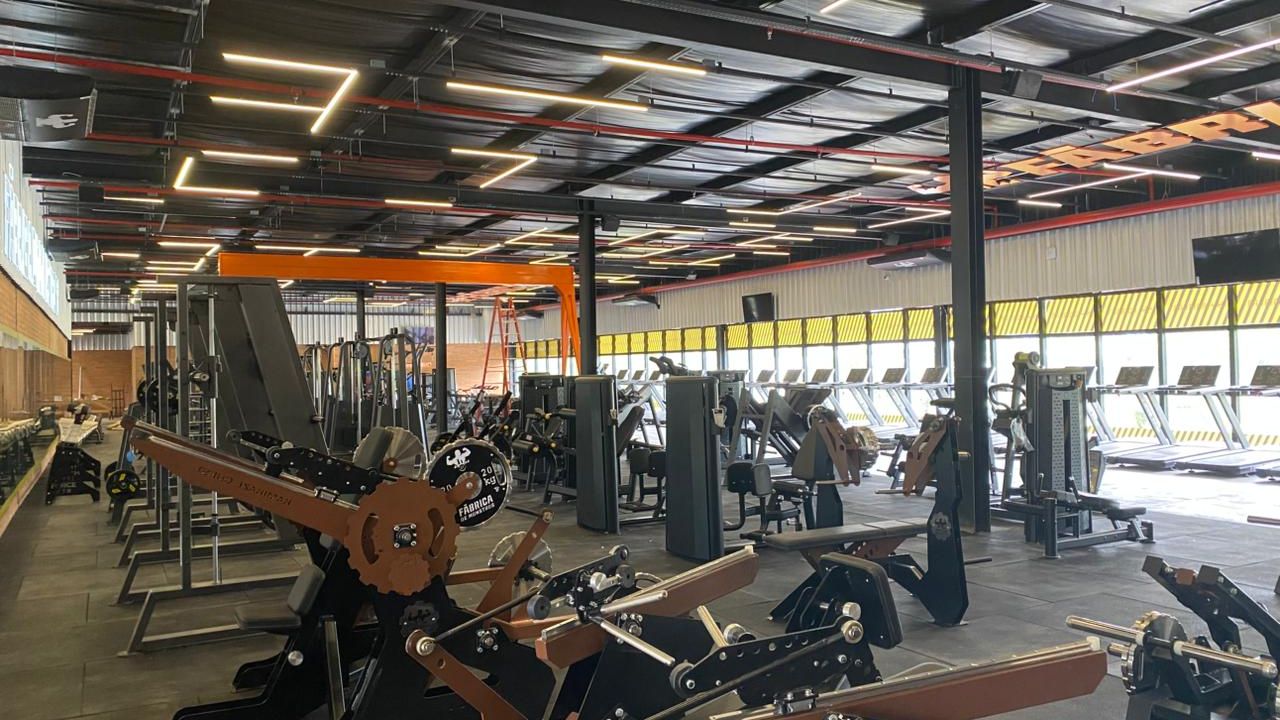 Imagem da estrutura da academia
