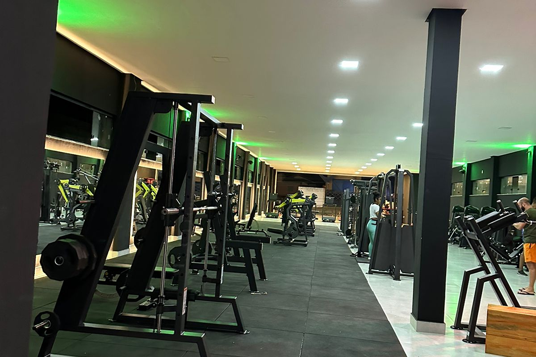 Imagem da estrutura da academia