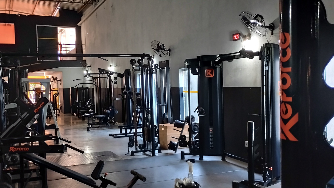 Imagem da estrutura da academia