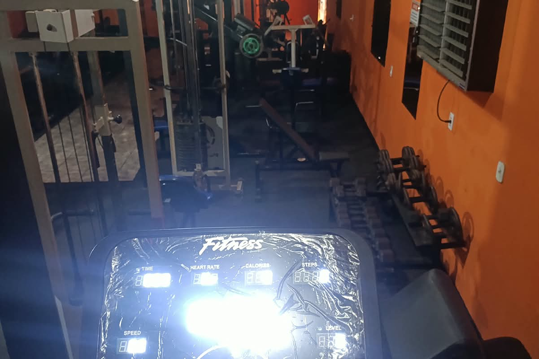 Imagem da estrutura da academia