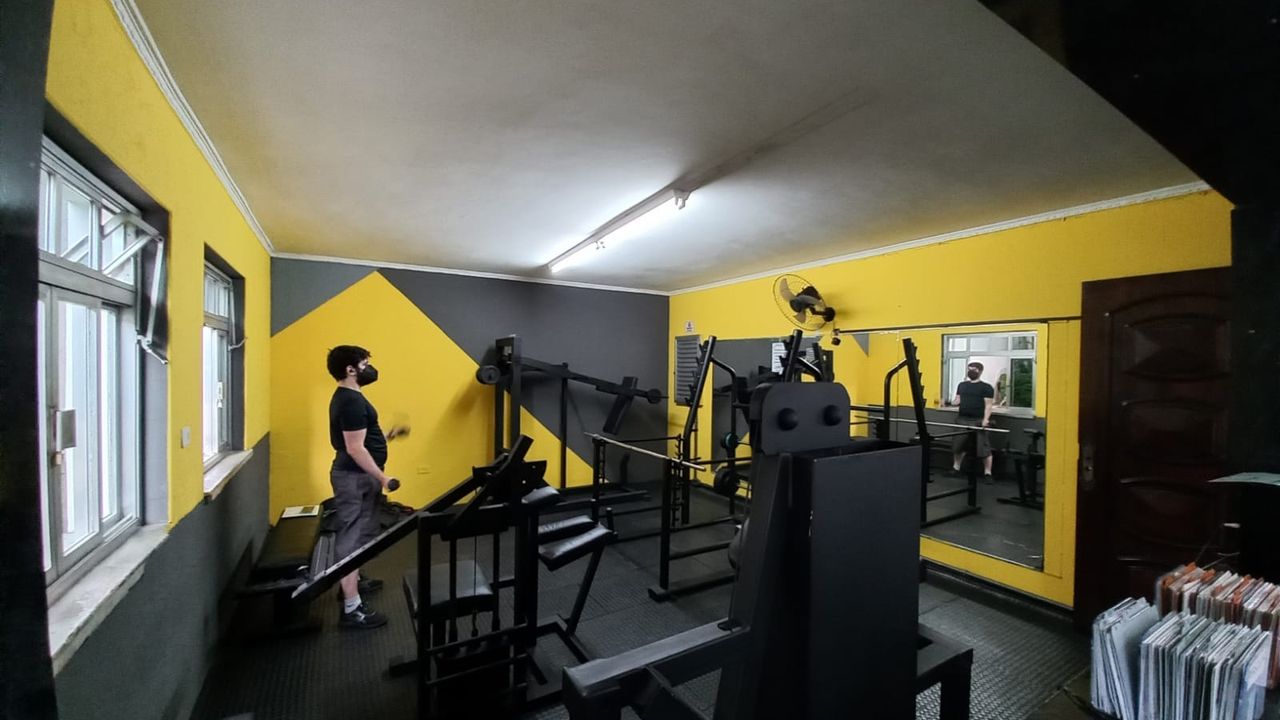 Imagem da estrutura da academia