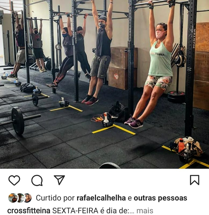 Imagem da estrutura da academia