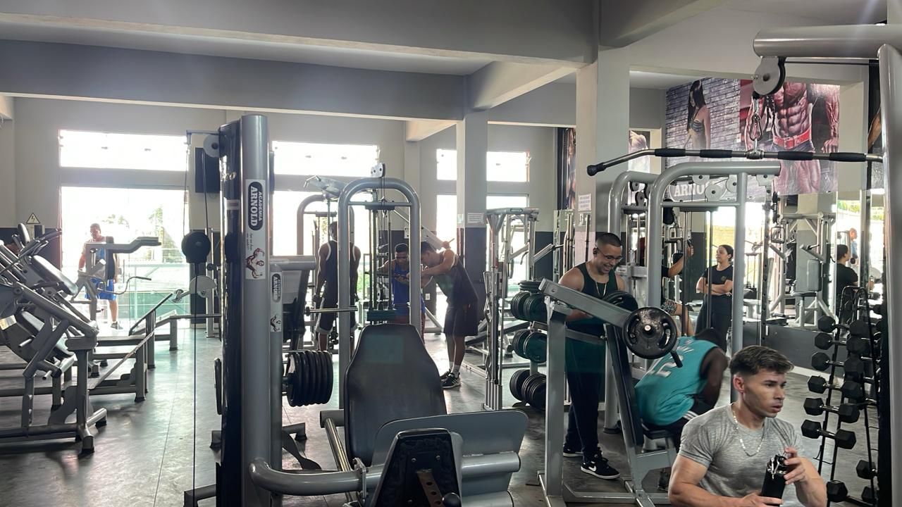 Imagem da estrutura da academia