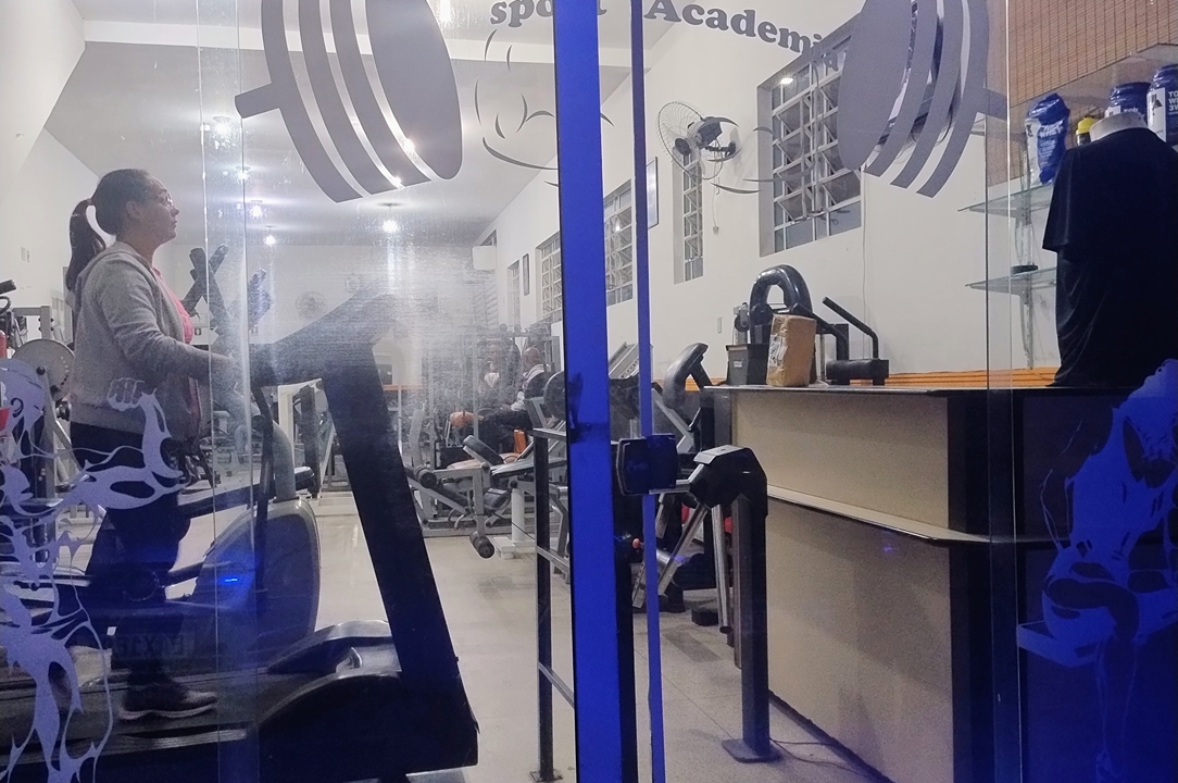 Imagem da estrutura da academia