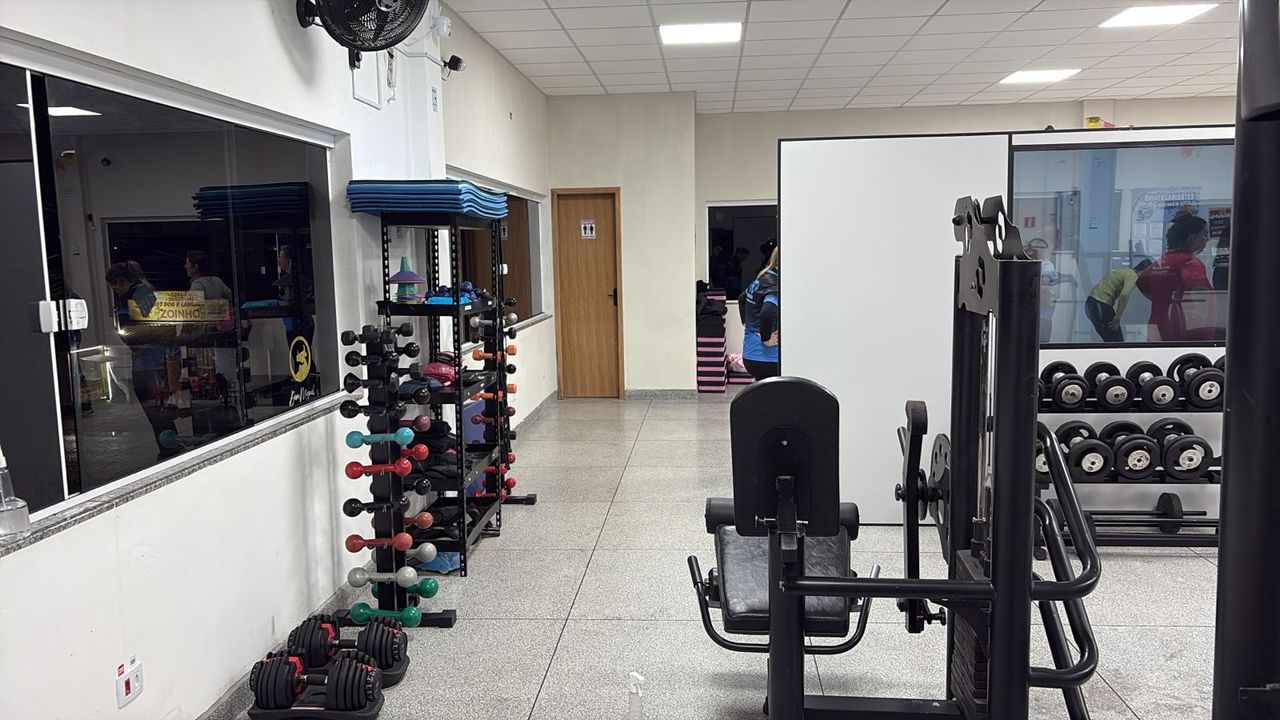 Imagem da estrutura da academia