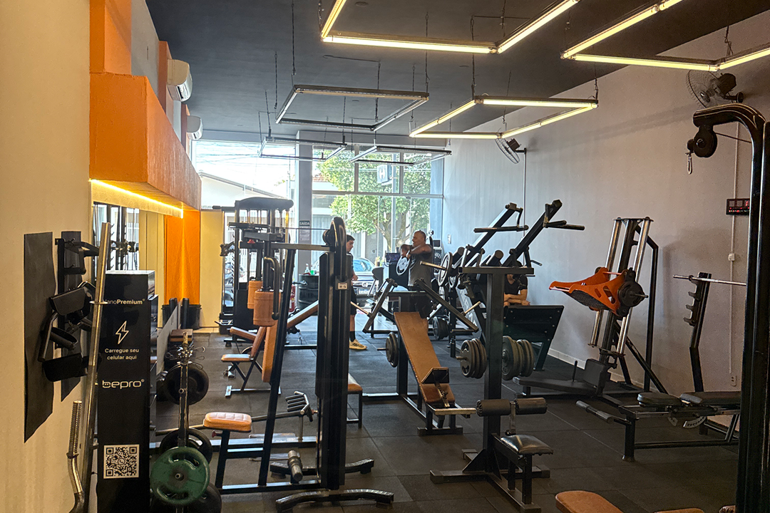 Imagem da estrutura da academia