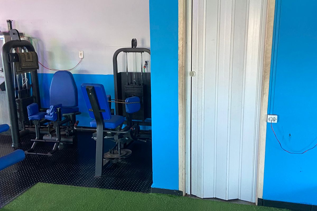 Imagem da estrutura da academia
