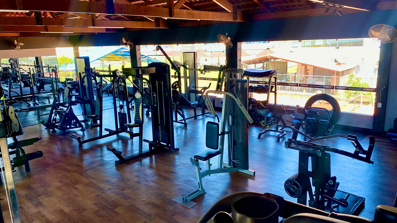 Imagem da estrutura da academia