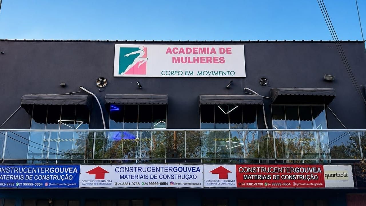 Imagem da estrutura da academia