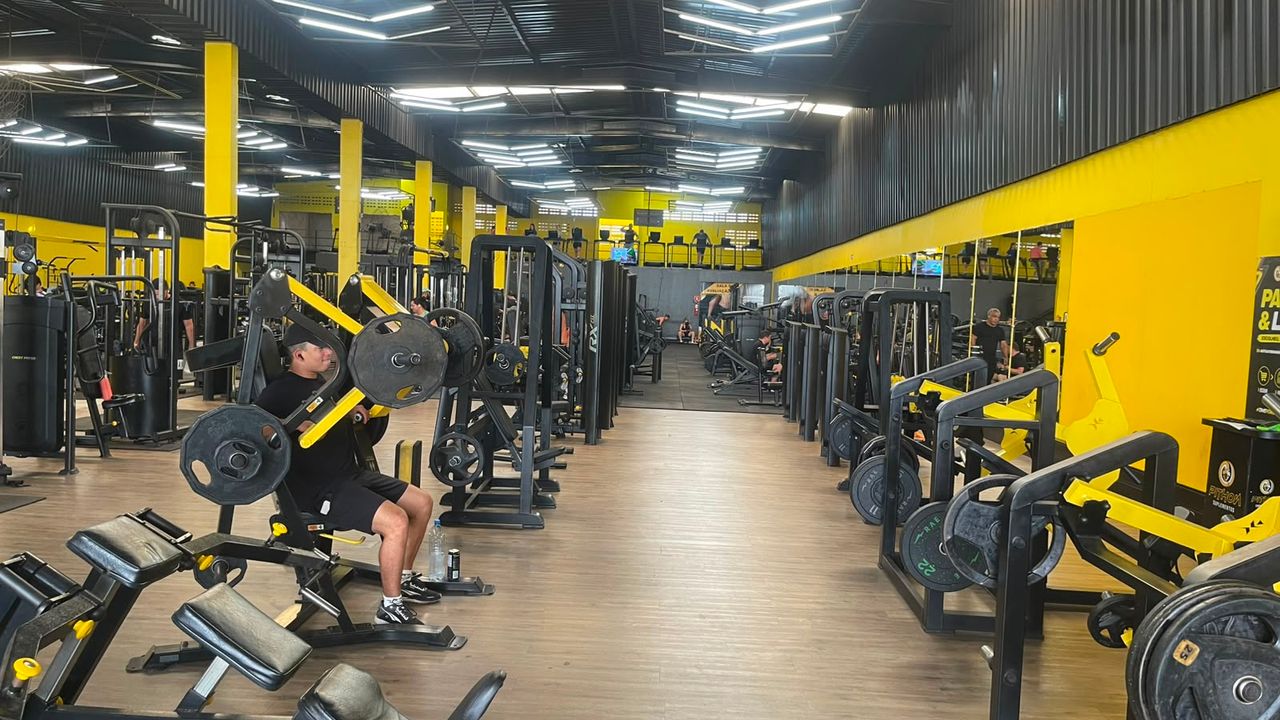 Imagem da estrutura da academia