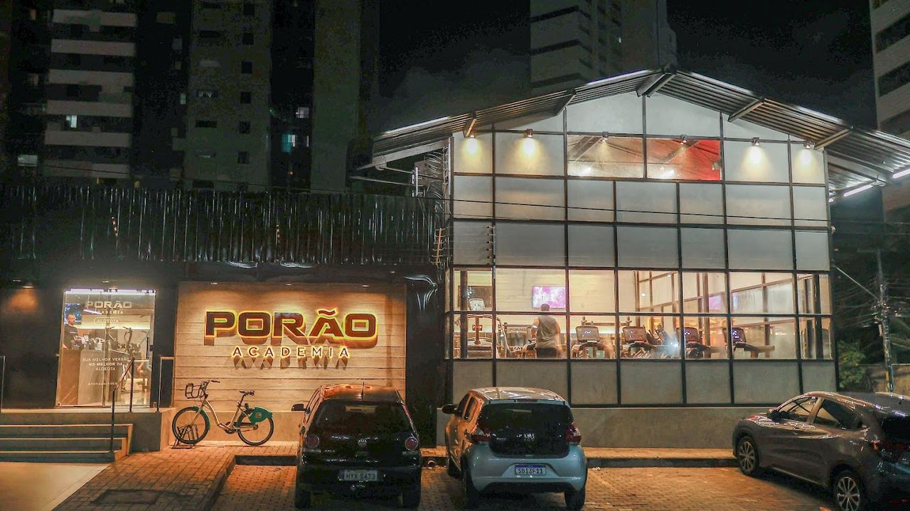 Imagem da estrutura da academia