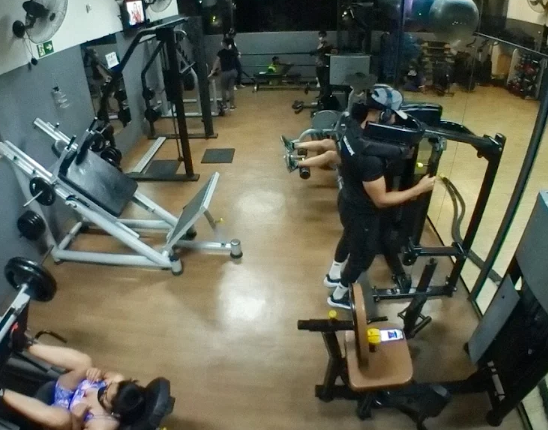 Imagem da estrutura da academia