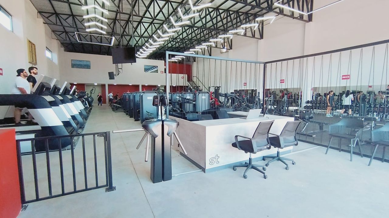 Imagem da estrutura da academia
