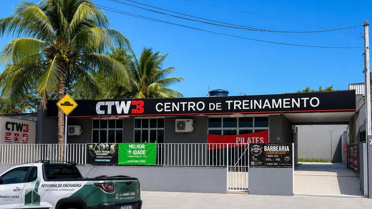 Imagem da estrutura da academia