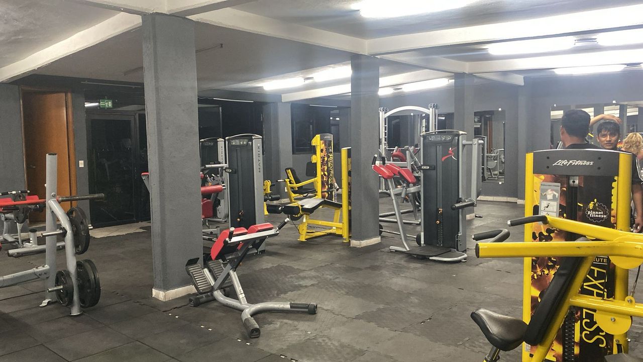 Imagem da estrutura da academia