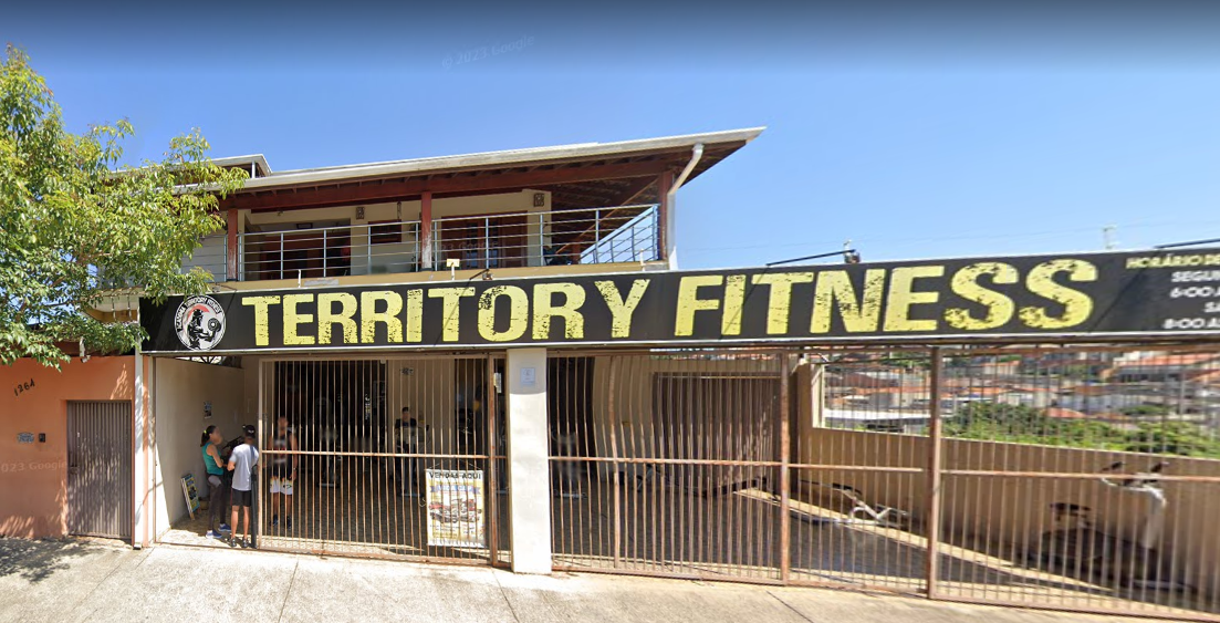 Imagem da estrutura da academia