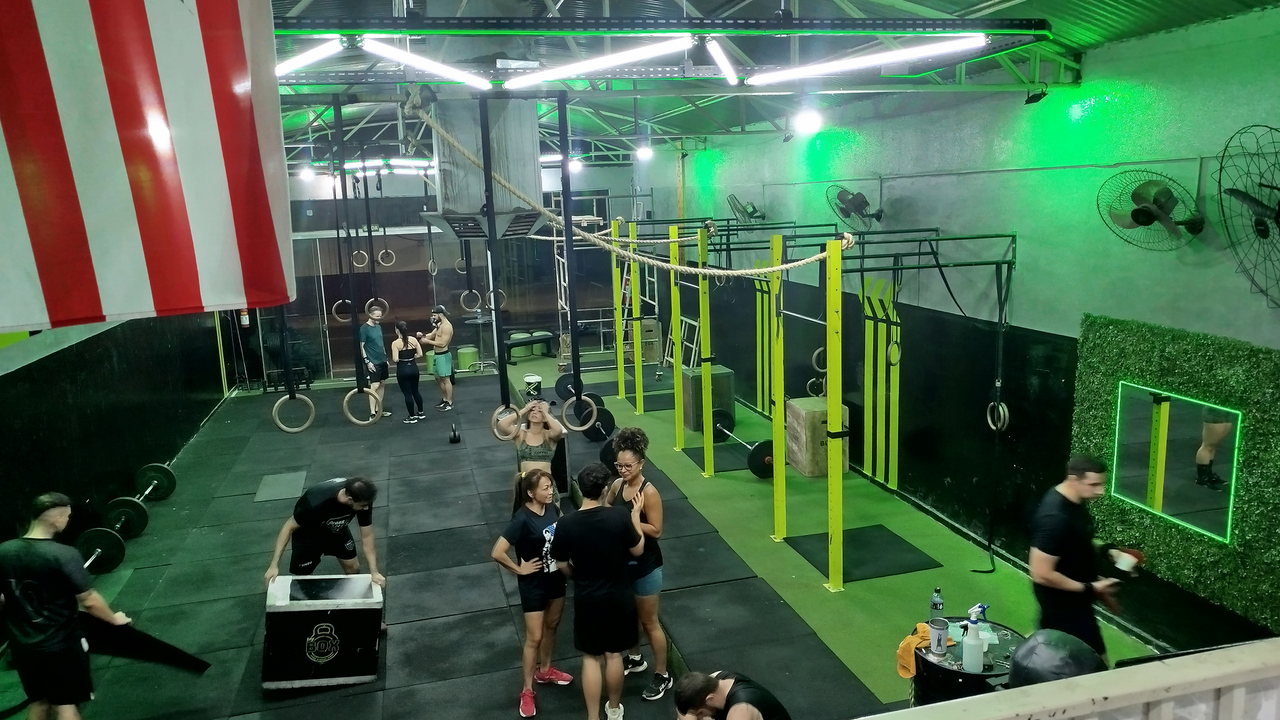 Imagem da estrutura da academia