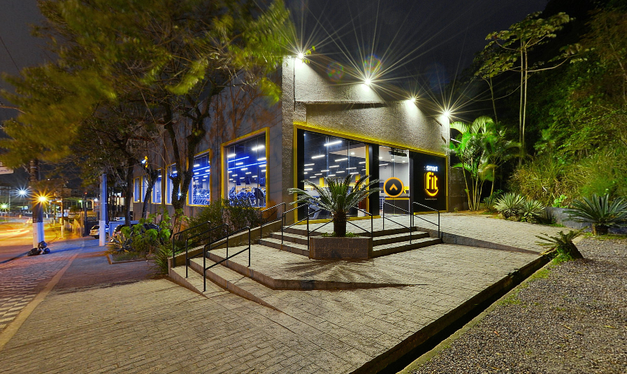 Imagem da estrutura da academia