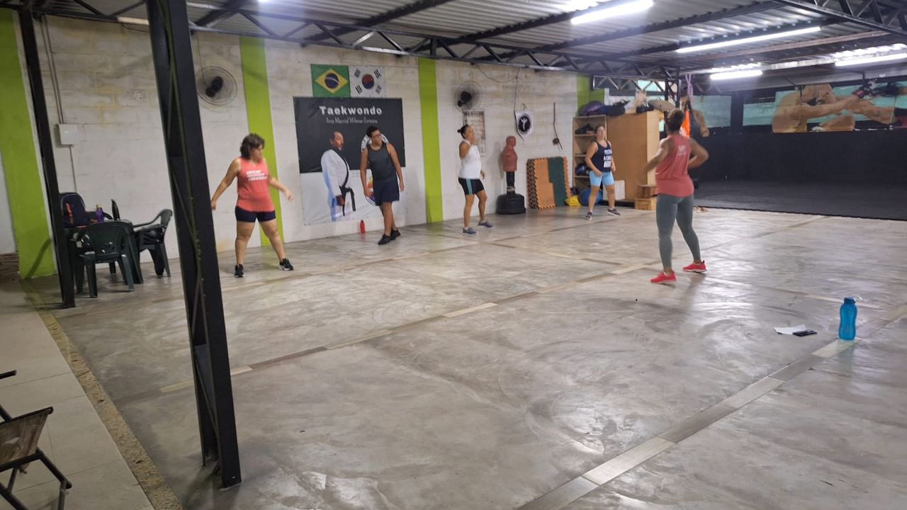 Imagem da estrutura da academia