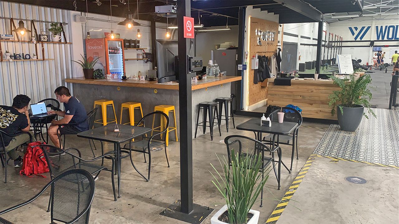 Imagem da estrutura da academia