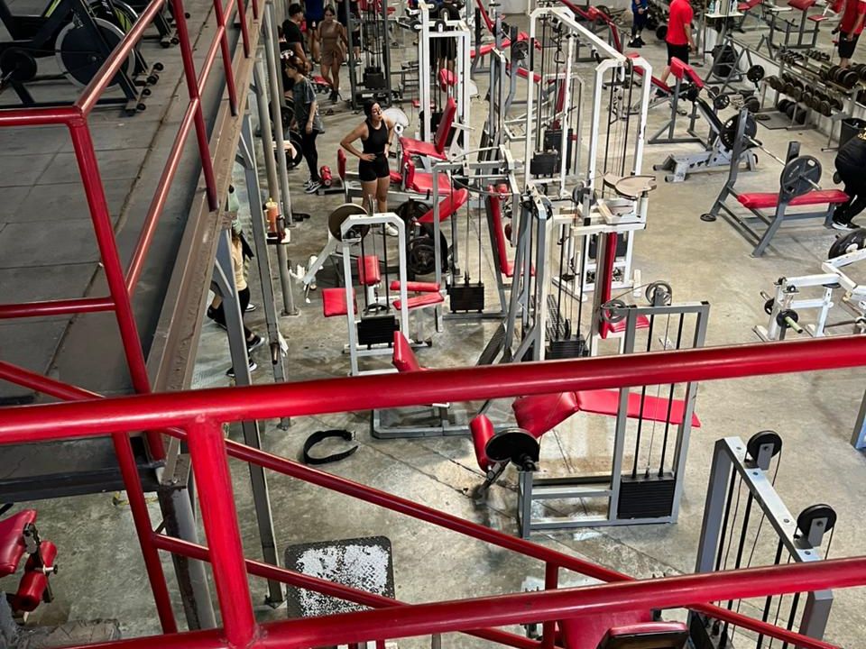 Imagem da estrutura da academia