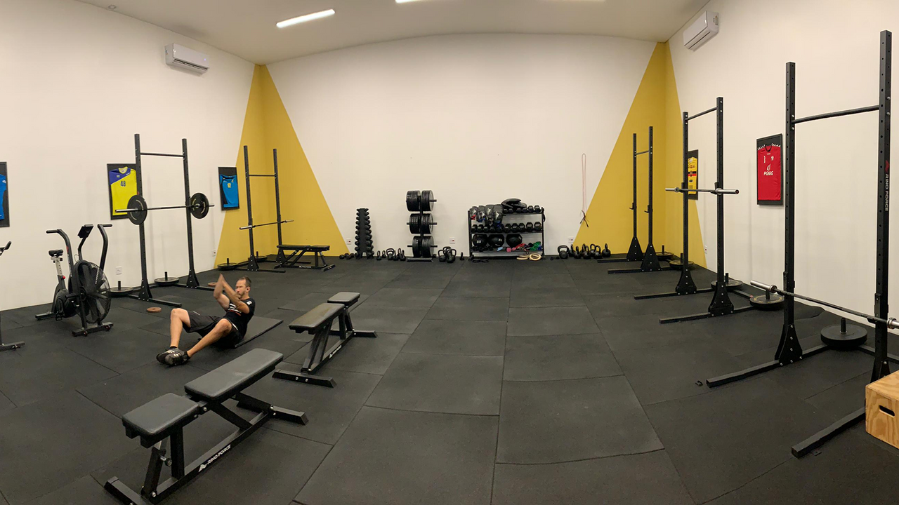 Imagem da estrutura da academia