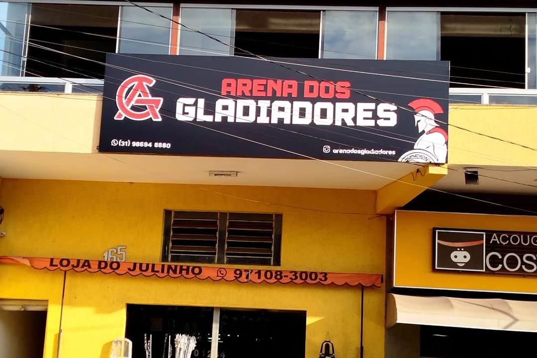 Imagem da estrutura da academia