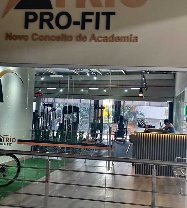 Imagem da estrutura da academia