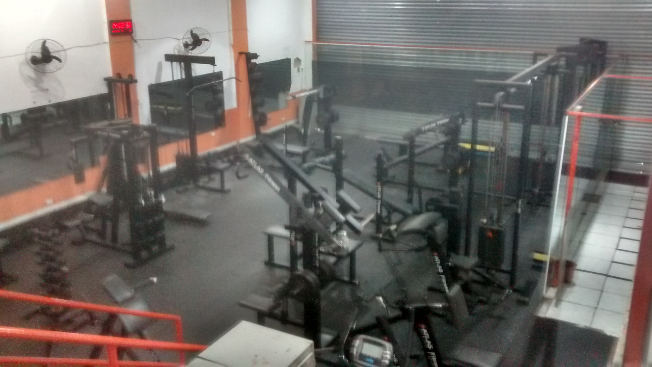 Imagem da estrutura da academia
