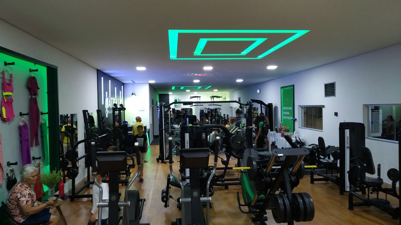 Imagem da estrutura da academia