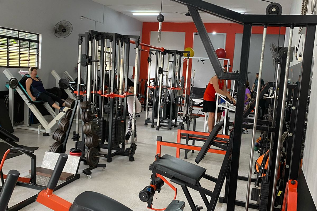 Imagem da estrutura da academia