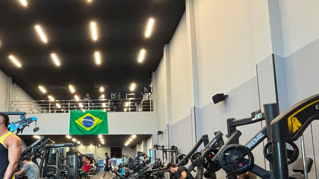 Imagem da estrutura da academia