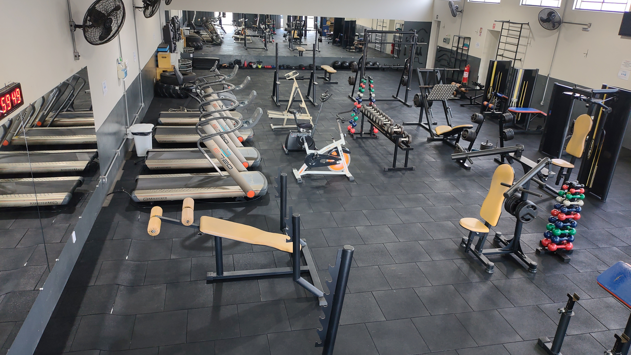 Imagem da estrutura da academia