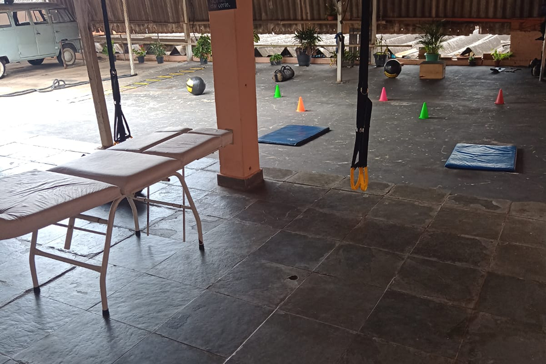 Imagem da estrutura da academia