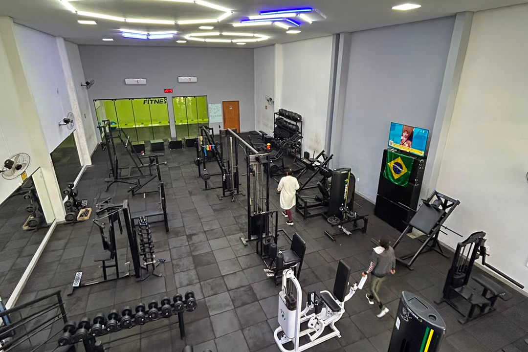 Imagem da estrutura da academia