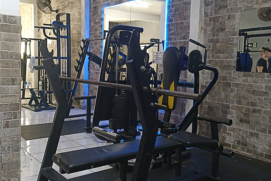 Imagem da estrutura da academia